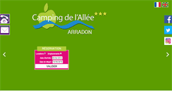 Desktop Screenshot of camping-allee.com