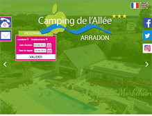 Tablet Screenshot of camping-allee.com